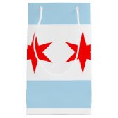 Petit Sac Cadeau Drapeau de Chicago (Devant)