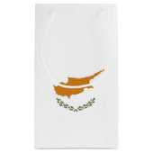 Petit Sac Cadeau Drapeau de Chypre (Dos)