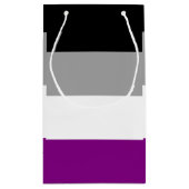 Petit Sac Cadeau Drapeau de fierté asexué (Dos)