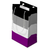 Petit Sac Cadeau Drapeau de fierté asexué (Dos Angle)
