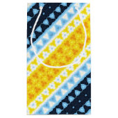 Petit Sac Cadeau Drapeau de fierté Boho Groovy Géométrique Abstrait (Dos)