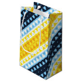 Petit Sac Cadeau Drapeau de fierté Boho Groovy Géométrique Abstrait (Dos Angle)