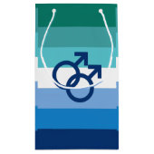 Petit Sac Cadeau Drapeau de fierté gay MLM (Dos)