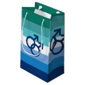 Petit Sac Cadeau Drapeau de fierté gay MLM (Dos Angle)