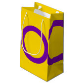 Petit Sac Cadeau Drapeau de fierté intersexe (Dos Angle)