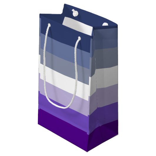 Petit Sac Cadeau Drapeau de fierté lesbienne Butch (Devant Angle)
