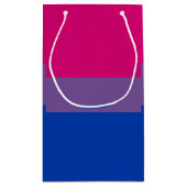 Petit Sac Cadeau Drapeau de la fierté bisexuelle (Dos)