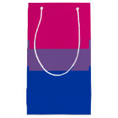 Petit Sac Cadeau Drapeau de la fierté bisexuelle (Devant)