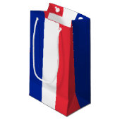 Petit Sac Cadeau Drapeau de la France (Devant Angle)