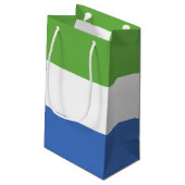 Petit Sac Cadeau drapeau de la Sierra Leone (Dos Angle)