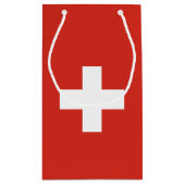 Petit Sac Cadeau Drapeau de la Suisse (Dos)