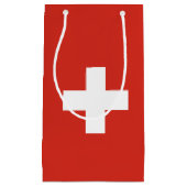 Petit Sac Cadeau Drapeau de la Suisse (Devant)