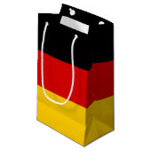 Petit Sac Cadeau Drapeau de l'Allemagne (Devant Angle)