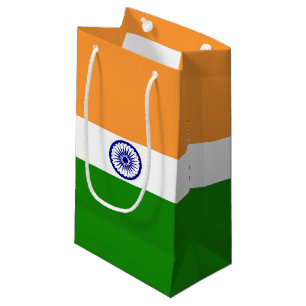 Petit Sac Cadeau Drapeau de l'Inde