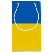 Petit Sac Cadeau Drapeau de l'Ukraine (Dos)