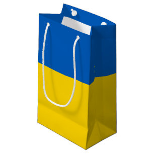 Petit Sac Cadeau Drapeau de l'Ukraine