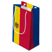 Petit Sac Cadeau Drapeau de Moldavie (Dos Angle)