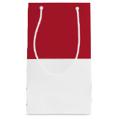 Petit Sac Cadeau Drapeau de Monaco (Devant)