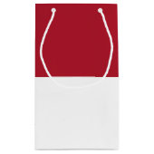 Petit Sac Cadeau Drapeau de Monaco (Dos)