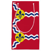 Petit Sac Cadeau Drapeau de St Louis, Missouri (Devant)