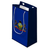 Petit Sac Cadeau Drapeau d'État de Pennsylvanie (Devant Angle)