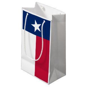 Petit Sac Cadeau Drapeau d'état du Texas - couleur authentique de
