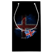 Petit Sac Cadeau Drapeau d'Islande (Dos)