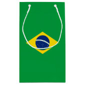 Petit Sac Cadeau Drapeau du Brésil (Dos)