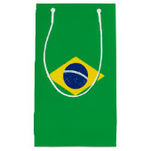 Petit Sac Cadeau Drapeau du Brésil (Devant)