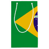 Petit Sac Cadeau Drapeau du Brésil (Dos)