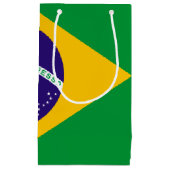 Petit Sac Cadeau Drapeau du Brésil (Devant)