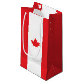 Petit Sac Cadeau Drapeau du Canada (Devant Angle)