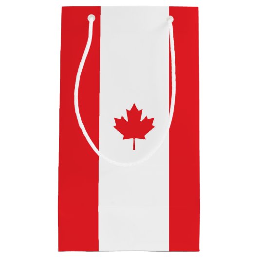 Petit Sac Cadeau Drapeau du Canada (Devant)