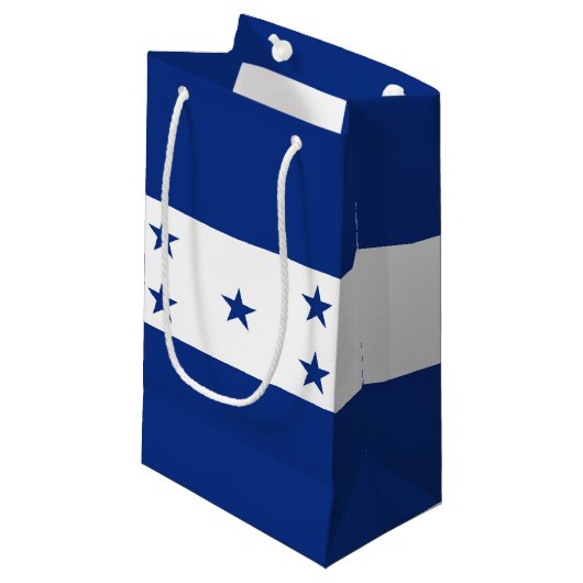 Petit Sac Cadeau Drapeau du Honduras (Devant Angle)