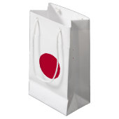 Petit Sac Cadeau Drapeau du Japon (Devant Angle)