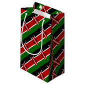 Petit Sac Cadeau Drapeau du Kenya Massaï Bendera ya Kenya (Devant Angle)