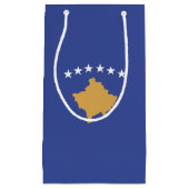 Petit Sac Cadeau drapeau du Kosovo (Devant)