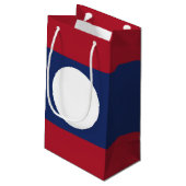 Petit Sac Cadeau Drapeau du Laos (Dos Angle)