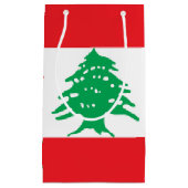 Petit Sac Cadeau Drapeau du Liban (Devant)