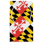 Petit Sac Cadeau Drapeau du Maryland (Dos)