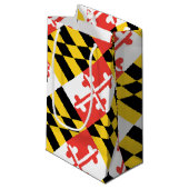 Petit Sac Cadeau Drapeau du Maryland (Devant Angle)
