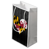 Petit Sac Cadeau Drapeau du Maryland coloré (Dos Angle)