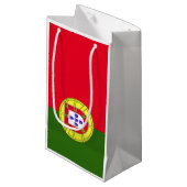 Petit Sac Cadeau Drapeau du Portugal (Devant Angle)