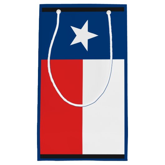 Petit Sac Cadeau Drapeau du Texas (Devant)