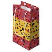 Petit Sac Cadeau Drapeau espagnol avec des objets d'Espagne (Devant Angle)