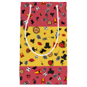 Petit Sac Cadeau Drapeau espagnol avec des objets d'Espagne (Devant)