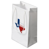 Petit Sac Cadeau Drapeau et carte d'état du Texas (Dos Angle)