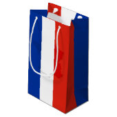 Petit Sac Cadeau drapeau français (Dos Angle)