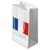 Petit Sac Cadeau Drapeau français (Devant Angle)
