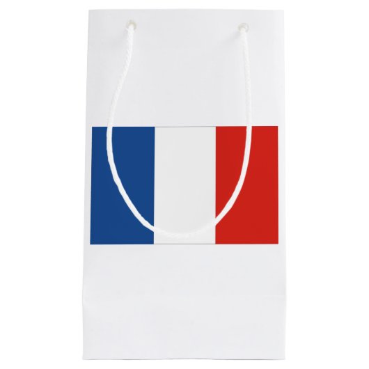 Petit Sac Cadeau Drapeau français (Devant)